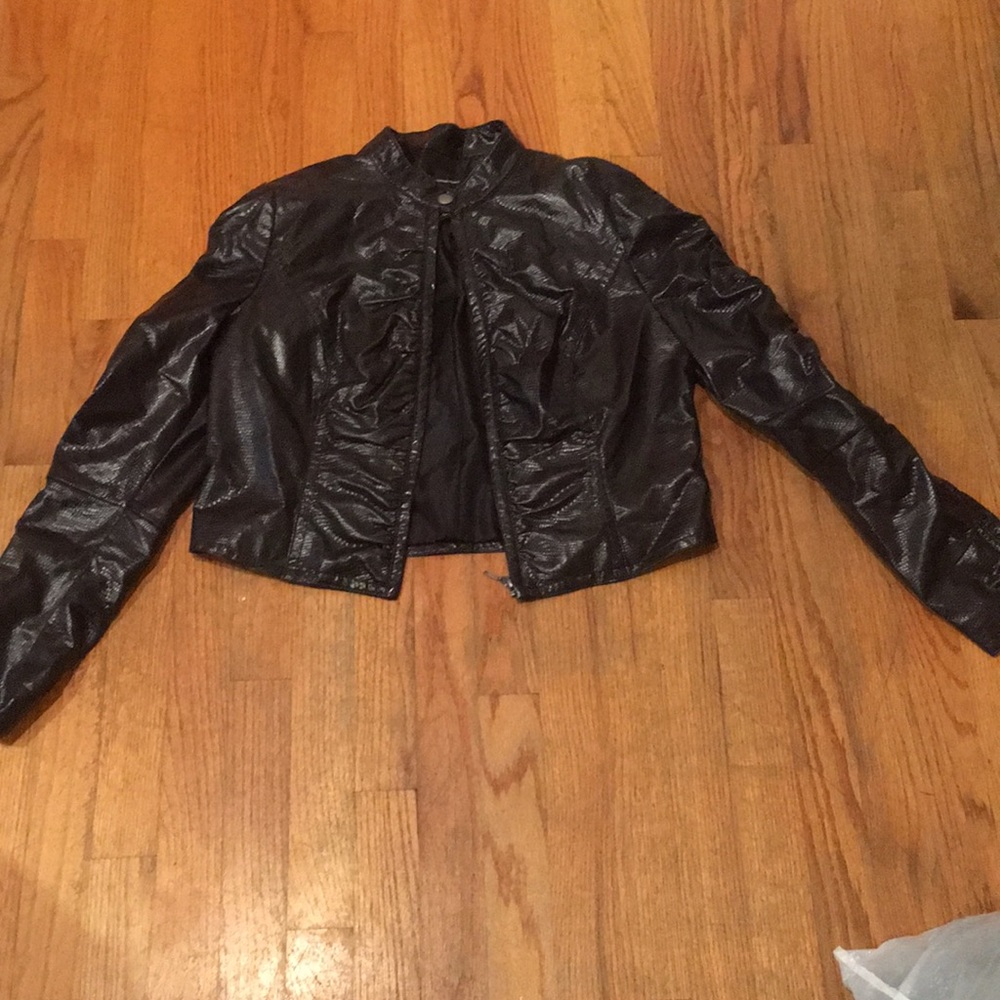 Inc brand pleather jacket